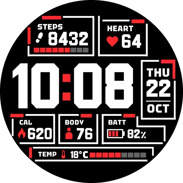 Blockshift watchface